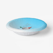 Schwimmbad Party Geburtstag Pappteller (Gewinkelt)