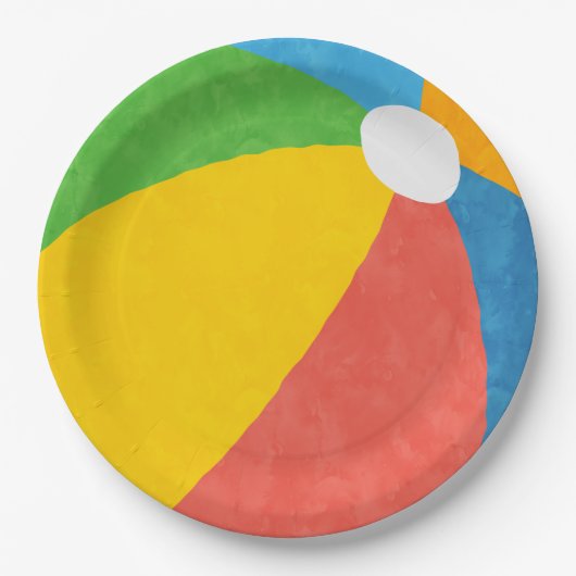 Schwimmbad Party Geburtstagsdekoration Supplies Pappteller (Vorderseite)