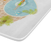 Schwimmbad Party Mädchen in Bikini Sommerstrand Schneidebrett (Ecke)