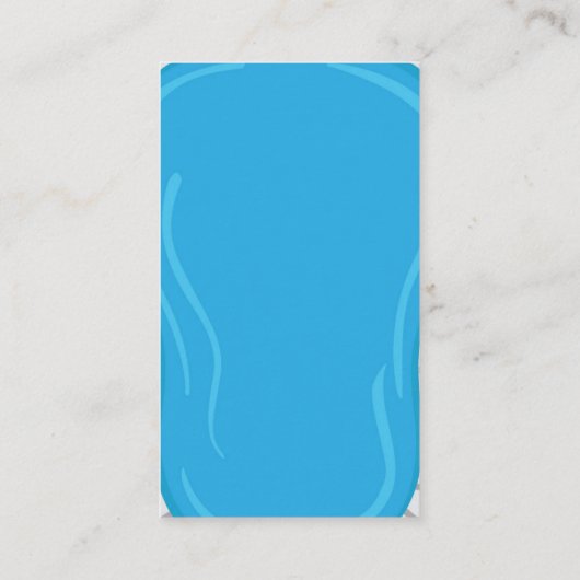 Schwimmbad Party Neutral Windeln Raffle Babydusche Begleitkarte (Rückseite)