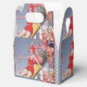 Schwimmbad Party Vintag Schwimmbad Sommer Geschenkschachtel (Geöffnet)