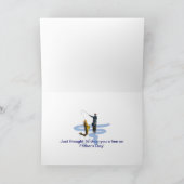 Schwimmbad, Pickerel Fish Art Karte (Innenseite)