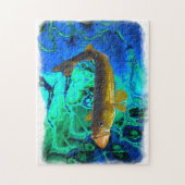 Schwimmbad, Pickerel Fish Art Puzzle (Vertikal)