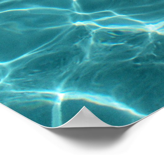 Schwimmbad Poster (Ecke)