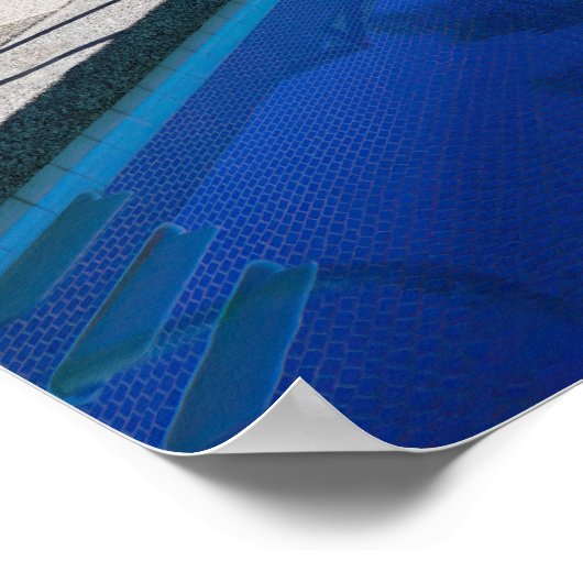 Schwimmbad Poster (Ecke)