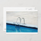 Schwimmbad Postkarte (Vorne/Hinten)