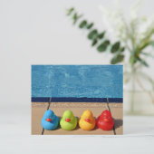 Schwimmbad Postkarte (Stehend Vorderseite)