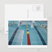 Schwimmbad Postkarte (Vorne/Hinten)
