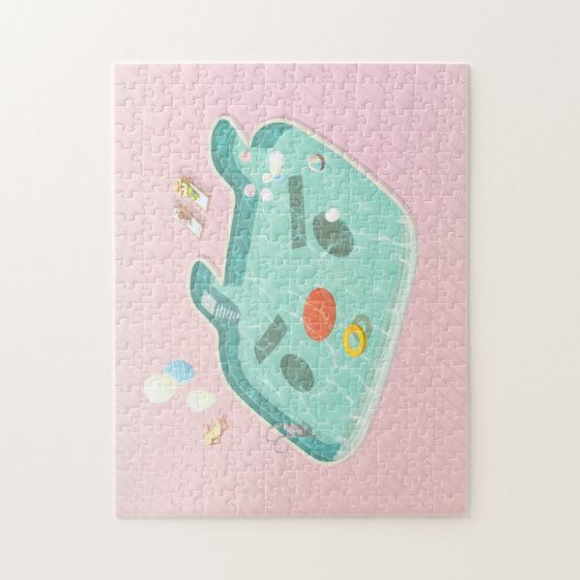 Schwimmbad Puzzle (Vertikal)