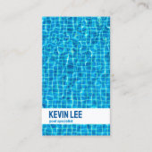 🏊 💦 Schwimmbad QR Visitenkarte (Vorderseite)