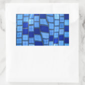 Schwimmbad Rechteckiger Aufkleber (Tasche)