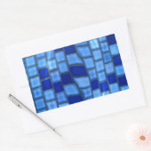 Schwimmbad Rechteckiger Aufkleber (Umschlag)