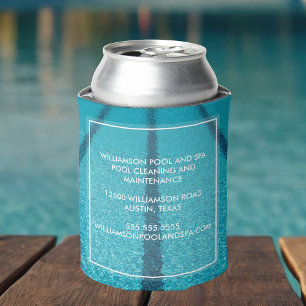Schwimmbad Reinigungsfirma Cool Blue Swim Dosenkühler