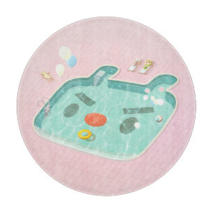 Schwimmbad Schneidebrett