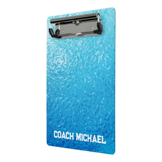 Schwimmbad Schwimmbad Personalisiert Name Mini Klemmbrett (Gewinkelt2)