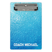 Schwimmbad Schwimmbad Personalisiert Name Mini Klemmbrett (Vorderseite)