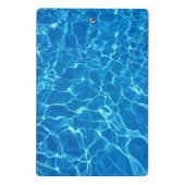 Schwimmbad Schwimmbad Personalisiert Name Mini Klemmbrett (Rückseite)