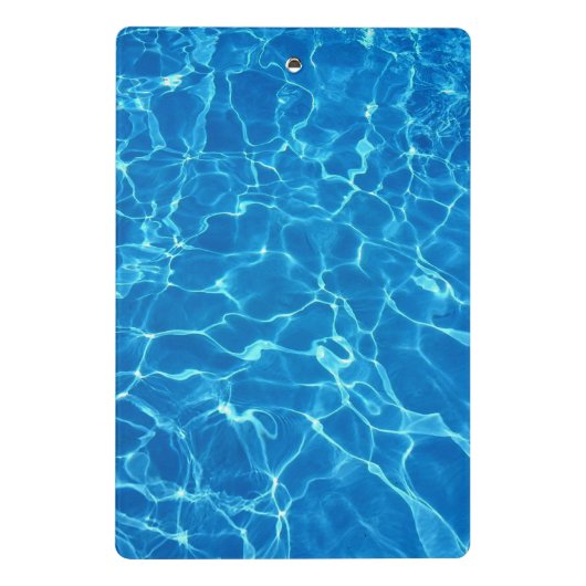 Schwimmbad Schwimmbad Personalisiert Name Mini Klemmbrett (Rückseite)