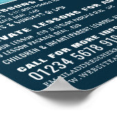 Schwimmbad, Schwimmbad, Werbespots Poster (Ecke)