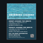 Schwimmbad, Schwimmen Lektion Werbung Flyer<br><div class="desc">Schwimmbad,  Schwimmbad Flyer für Werbung im Lektionsbereich beim Business Card Store.</div>