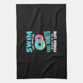 Schwimmbad - Schwimmen wie Rast sind kostenlose Do Geschirrtuch (Vertikal)