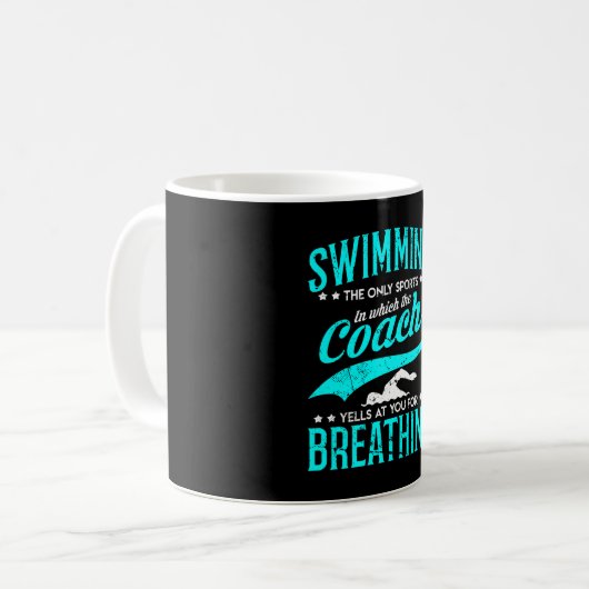 Schwimmbad Schwimmer Rettungsschwimmer Kaffeetasse (Vorderseite Links)