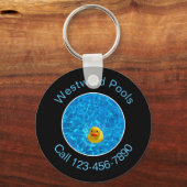 Schwimmbad-Service Förderung Schlüsselanhänger (Vorderseite)