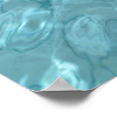 Schwimmbad Sommer Abstrakt Poster (Ecke)