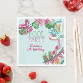 Schwimmbad Sommer Party Geburtstag Serviette (Beispiel)