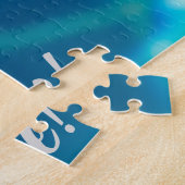 Schwimmbad Sparklasswasser mit Blume Geschenk Puzzle (Seite)