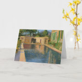 Schwimmbad, Südfrankreich | Sir John Lavery Karte (Gelbe Blume)