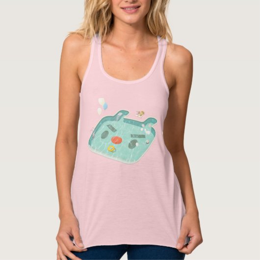 Schwimmbad Tank Top (Vorderseite)