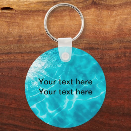 Schwimmbad Thema Förderung Schlüsselanhänger (Vorderseite)