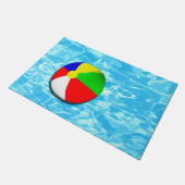 Schwimmbad Tor Mat Fußmatte (Schrägansicht)