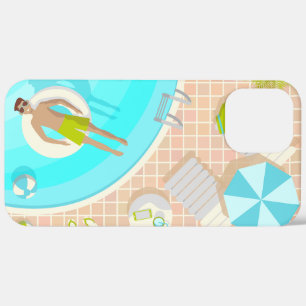 Schwimmbad Typ auf tropischen Sommerurlaub am Stra Case-Mate iPhone Hülle