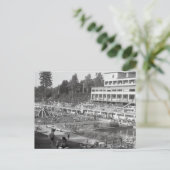 Schwimmbad, Vintag Postkarte (Stehend Vorderseite)