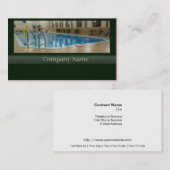 Schwimmbad Visitenkarte (Vorne/Hinten)