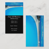 Schwimmbad-Visitenkarte Visitenkarte (Vorne/Hinten)