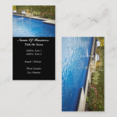 Schwimmbad-Visitenkarte Visitenkarte (Vorne/Hinten)