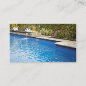 Schwimmbad-Visitenkarte Visitenkarte (Rückseite)