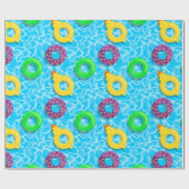 Schwimmbad voll geschenkpapier (Flach)