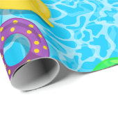 Schwimmbad voll geschenkpapier (Rolleneckpunkt)