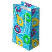 Schwimmbad voll kleine geschenktüte (Rückseite Schrägansicht)