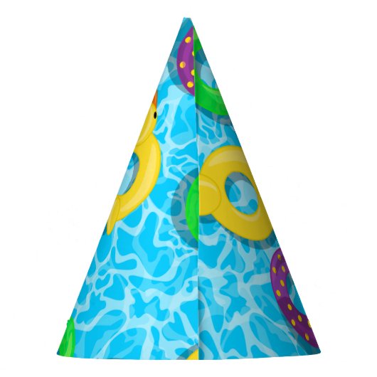 Schwimmbad voll partyhütchen (Rückseite)