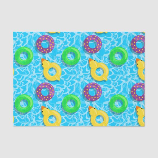 Schwimmbad voll seidenpapier (Vorderseite)