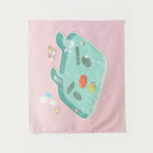 Schwimmbad Wandteppich (Vorderseite)