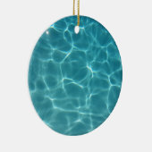 Schwimmbad Wasser Keramik Ornament (Rechts)
