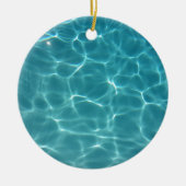 Schwimmbad Wasser Keramikornament (Vorne)