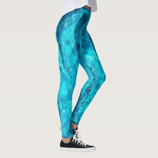 Schwimmbad Wasser Leggings (Rechts)