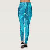 Schwimmbad Wasser Leggings (Rückseite)